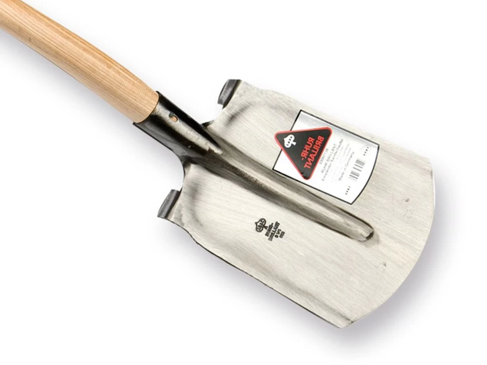 Stratenmakersschop Ruhr Brillant met schopsteel 110 cm gebogen