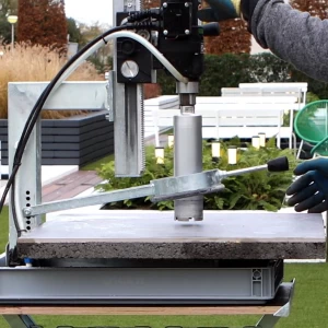 Tegelboormachine voor grondspots