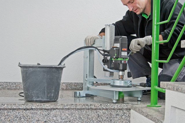 Tegelboormachine voor grondspots