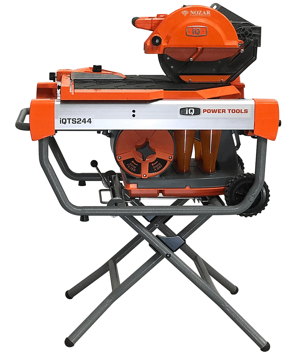 iQTS244 steenzaagmachine inclusief stofafzuiging