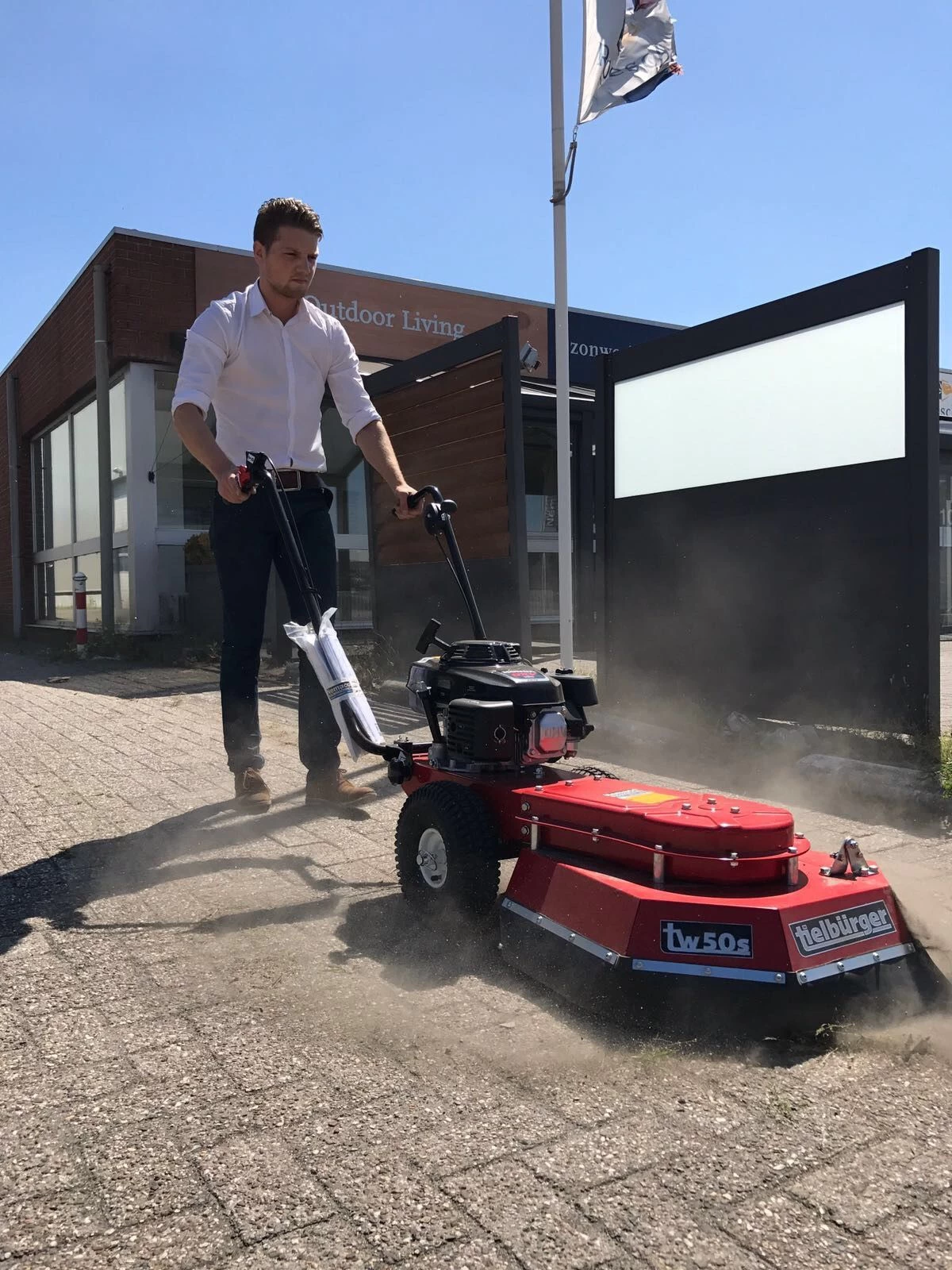 Tielbürger onkruidborstelmachine TW50 Honda GCV160