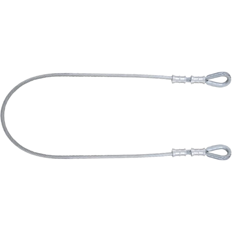 Tijdelijk ankerpunt Steel sling 1 meter