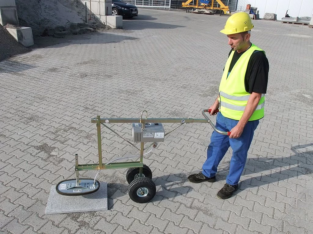 Vacuüm tegeltiller VPH inclusief wielstel Probst