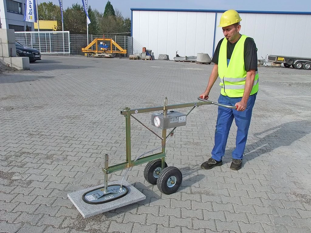 Vacuüm tegeltiller VPH inclusief wielstel Probst