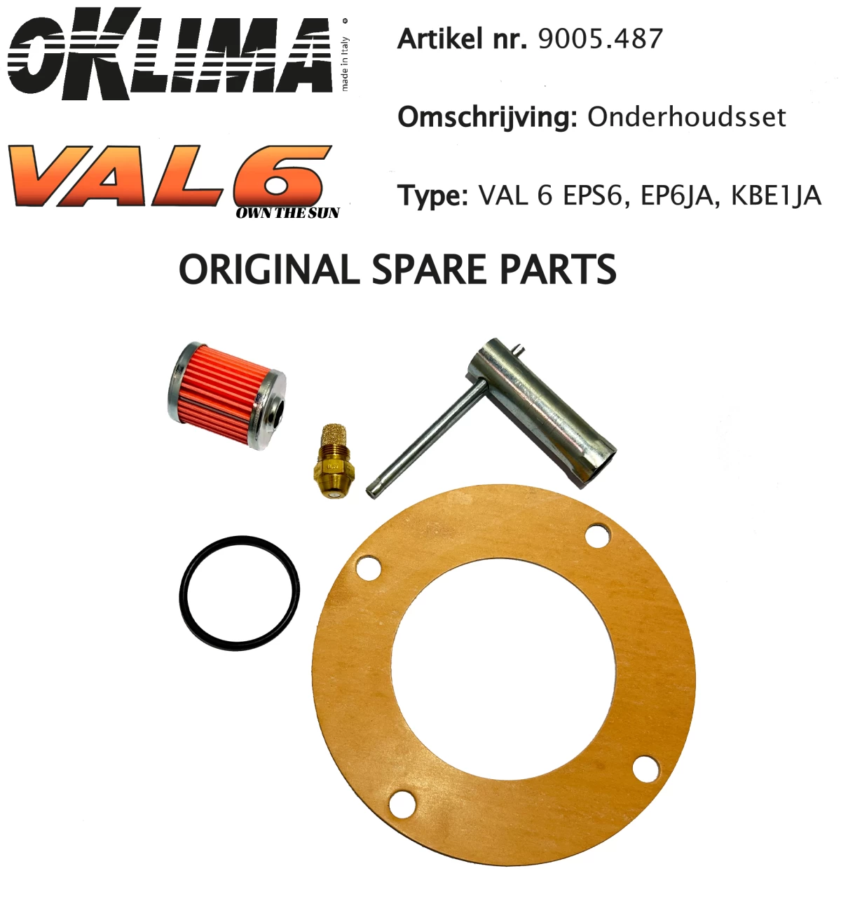 Onderhoudsset VAL6