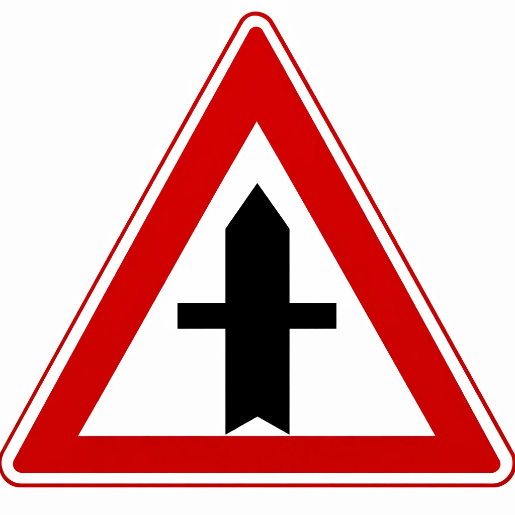 Verkeersbord B03 - Voorrangskruising