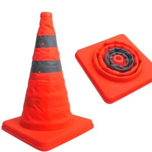 Verkeerskegel inklapbaar 70 cm hoog
