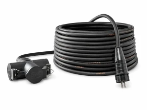 Verlengkabel 3 x 2.5 mm² 10 meter incl. drieweg contrastekker 230 volt