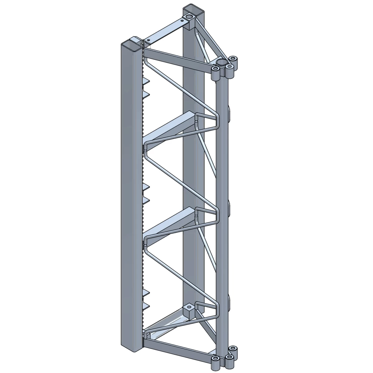 Verlengmast 1,50 meter t.b.v. bouwliften AT50-AT75-AT95-PT500A de Jong