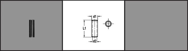 Verloopbus D=12 / d=8mm