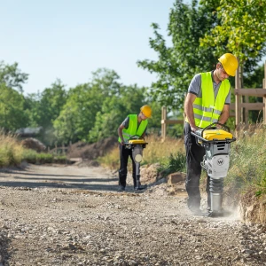 Wacker AS50e trilstamper op accu