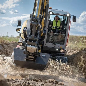 Wacker Neuson EW100 mobiele graafmachine