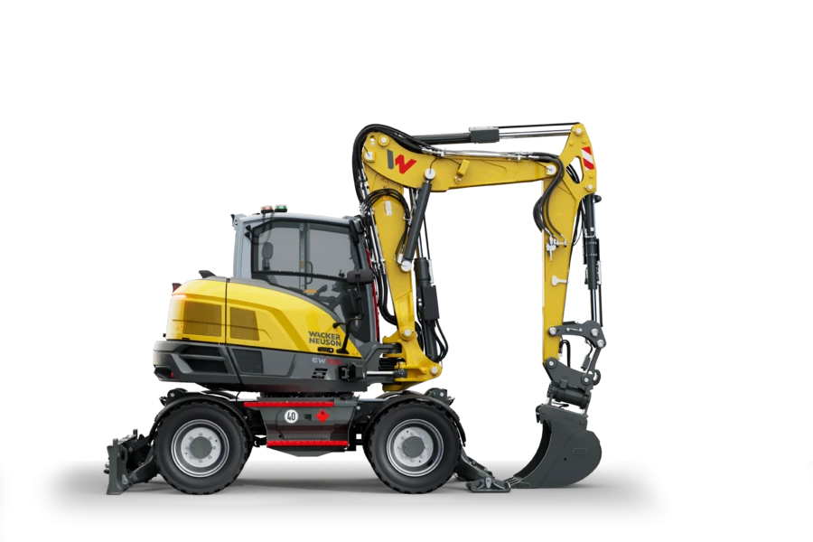 Wacker Neuson EW100 mobiele graafmachine