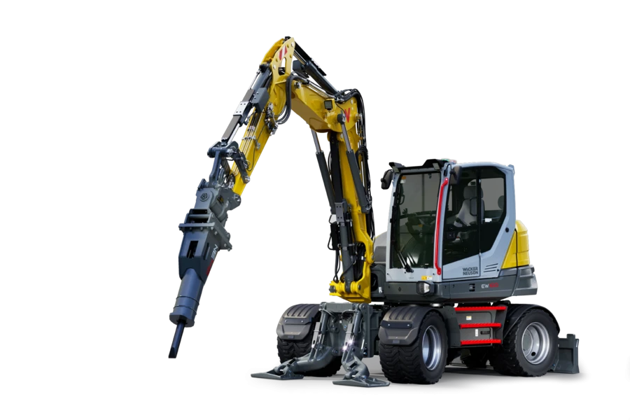 Wacker Neuson EW100 mobiele graafmachine