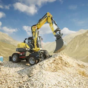 Wacker Neuson EW100 mobiele graafmachine