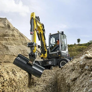Wacker Neuson EW65 mobiele graafmachine