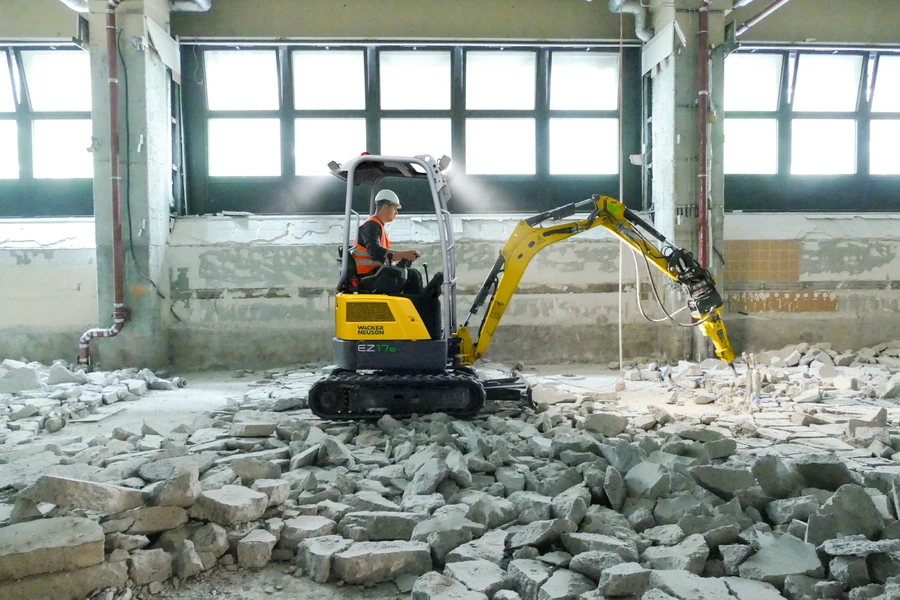 Wacker Neuson EZ17e accu minigraver