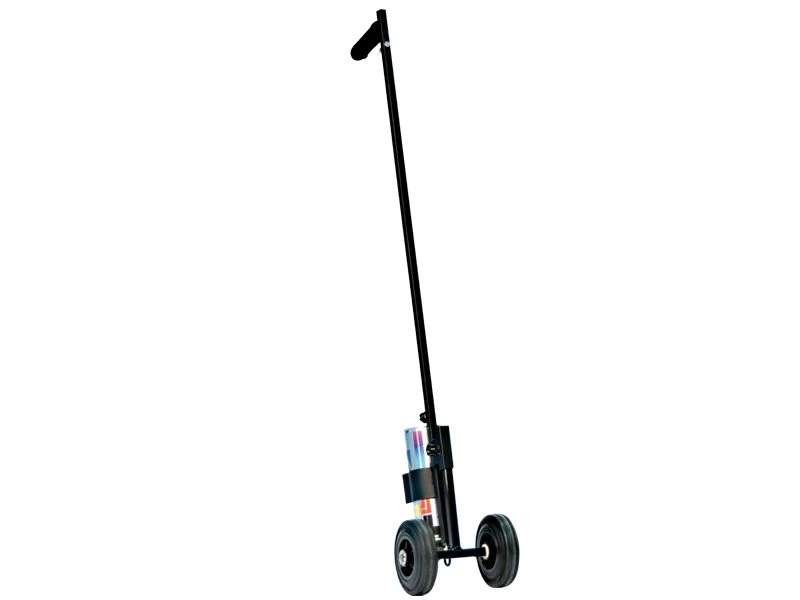 Wegenverf markeringswagen met 2 wielen