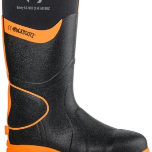 Werklaarzen zwart-oranje Buckbootz safety BBZ8000 S5