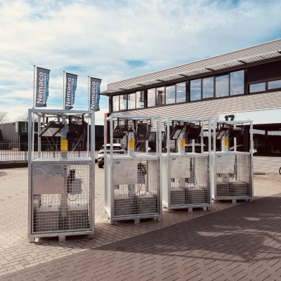 4x Sirius 8500 lichtmasten uitgeleverd aan Koopmans Bouw