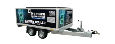 De Battery Trailer: Mobiele Stroomvoorziening Inclusief Water
